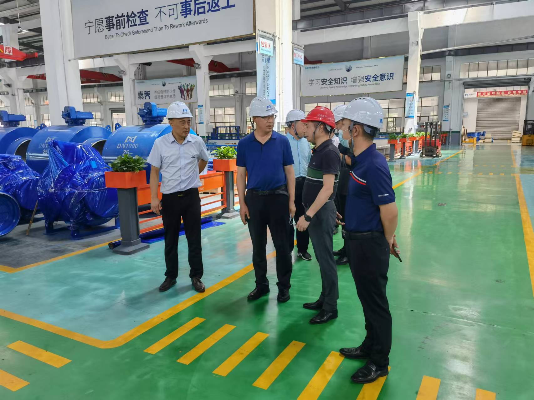 吴忠市李玉山副市长一行莅临杰斯维阀门
